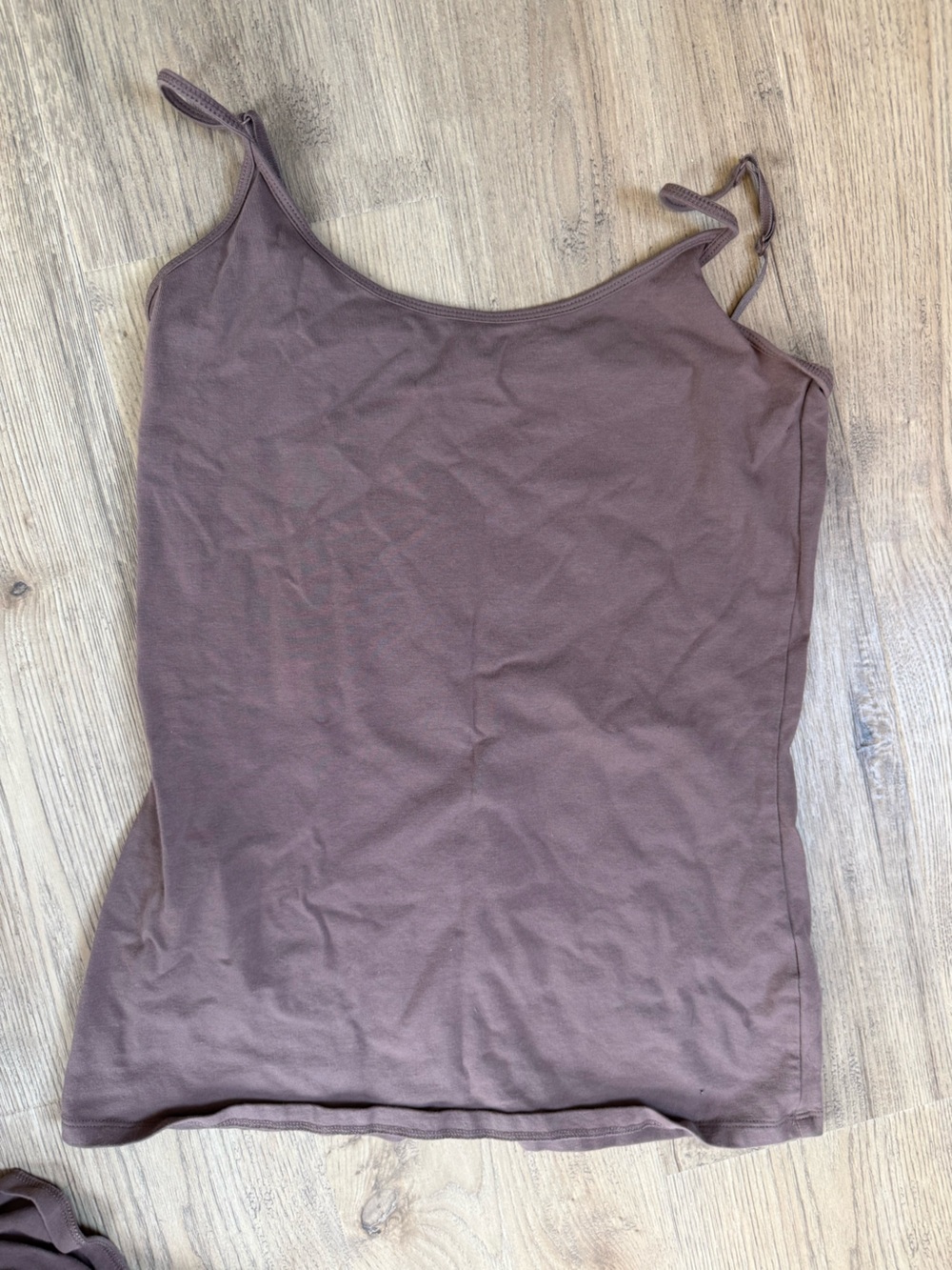 Amazon Mauve-Brown Spaghetti Strap Tank Top